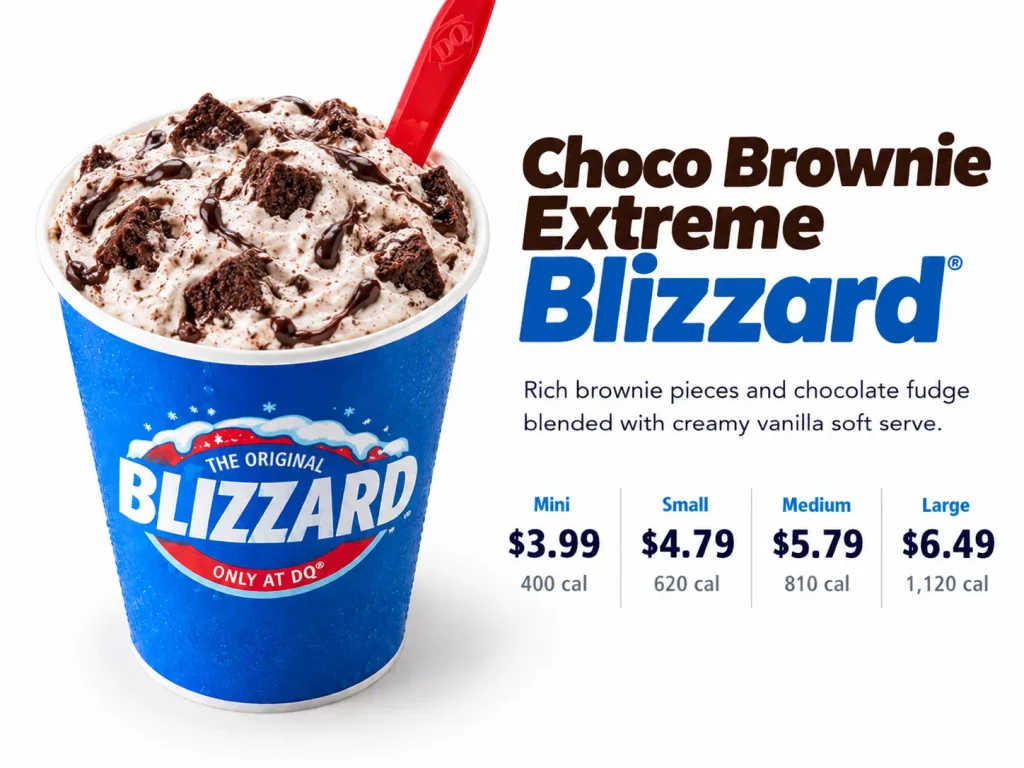 Choco Brownie Extreme Blizzard
