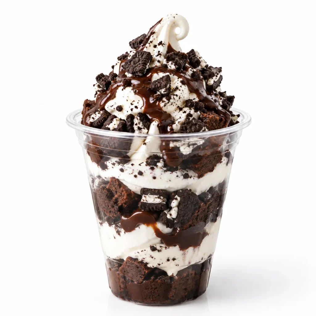 Brownie and OREO Cupfection