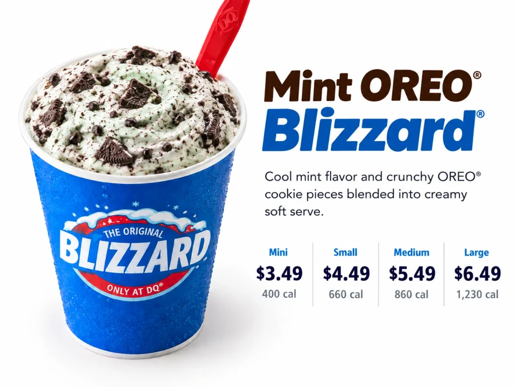 Mint OREO Blizzard