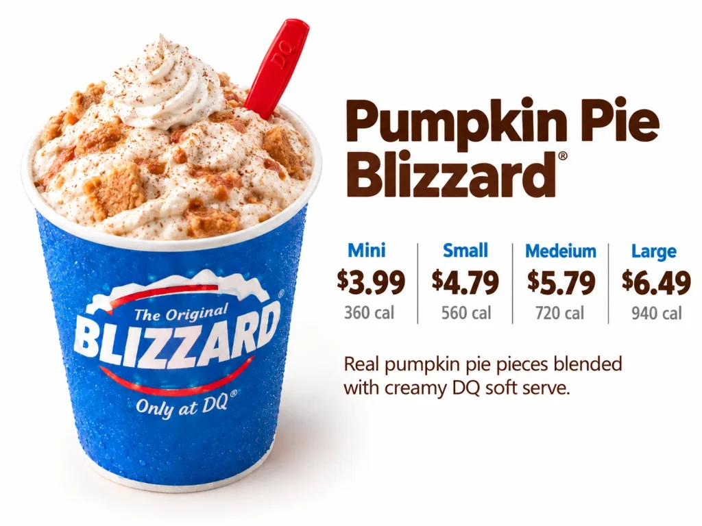 Pumpkin Pie Blizzard
