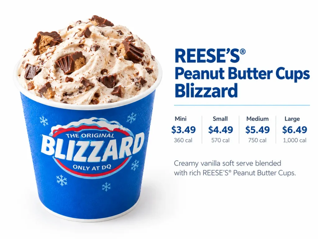 REESE'S Peanut Butter Cups Blizzard