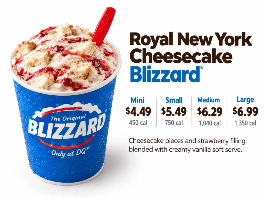 Royal New York Cheesecake Blizzard