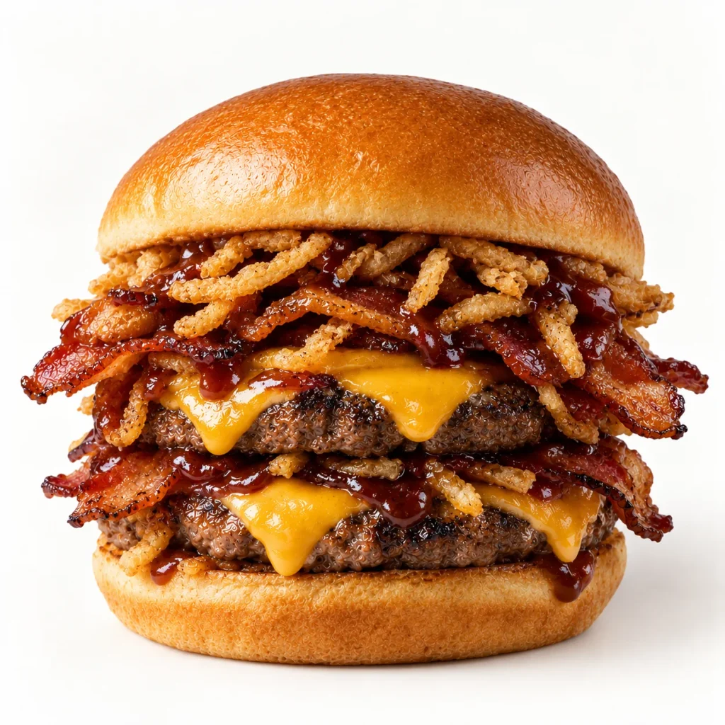 Dairy Queen BBQ Smokehouse Cheddar Signature Stackburger